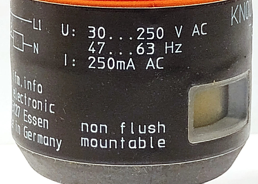 Efector KNM30NPKBBOW/LS100 KN0006 30-250 V AC Capacitive Sensor