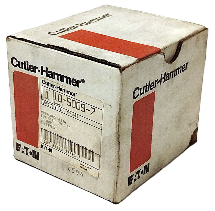 Cutler-Hammer 10-5009-7 600 v AC/DC 30 A 3-Pole Eutectic Alloy Overload Relay