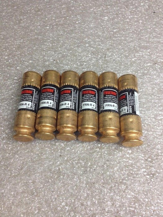 6 Bussmann FRN-R-4 Fuses
