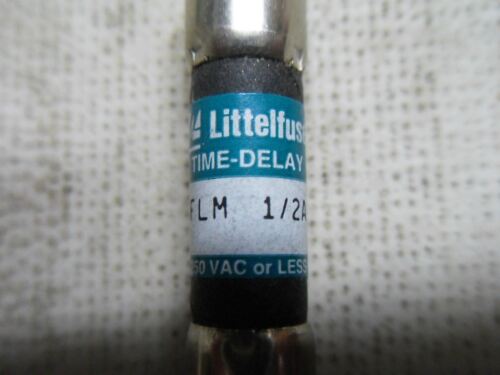1 LOT OF 3 Littelfuse FLM 1/2A 250V 1/2A Fuses