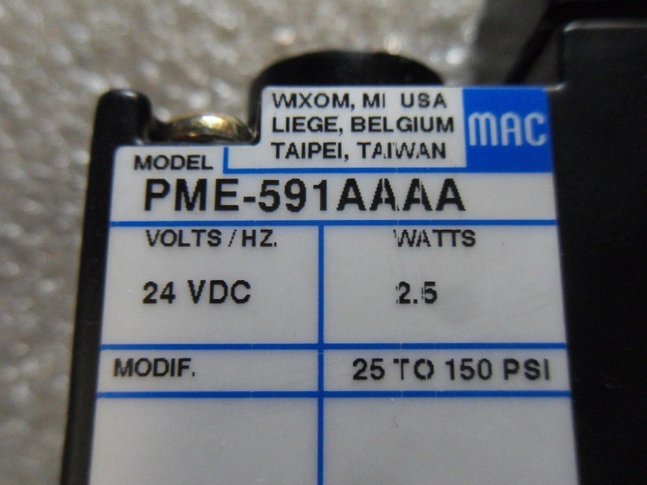 MAC Valves Pme-591AAAA Solenoid Valve