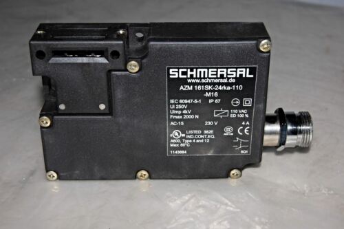 SCHMERSAL 161SK-24rka-110-M16 SAFETY INTERLOCK SWITCH