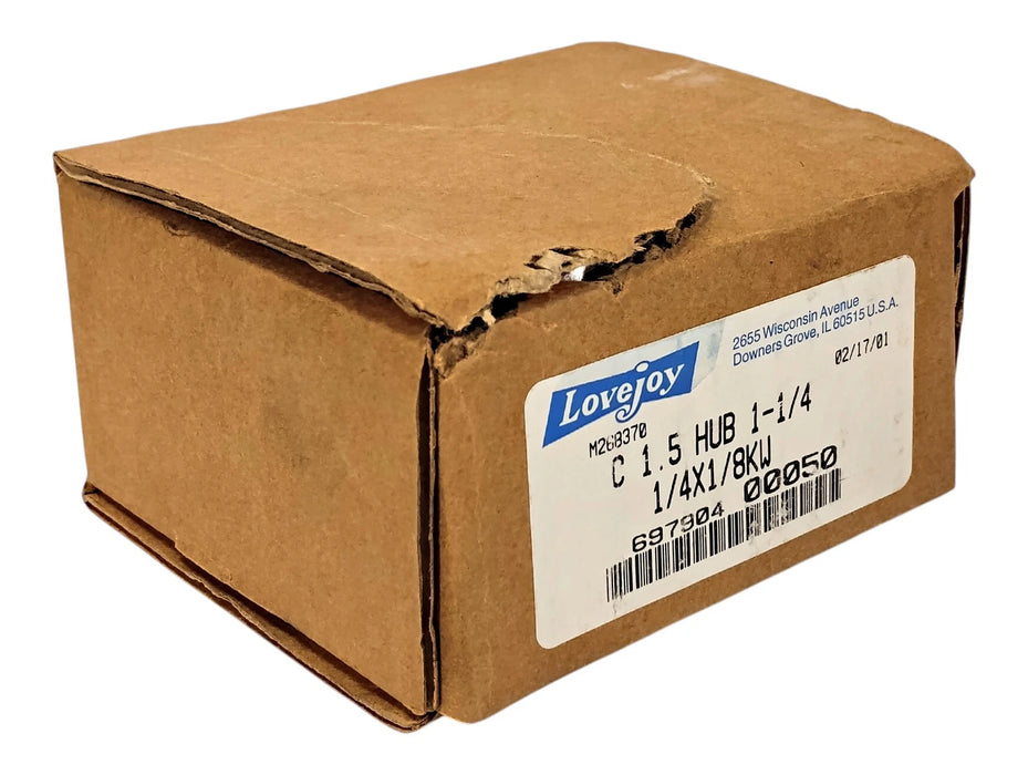 Lovejoy 69790400050 Gear Coupling Hub C-1.5 1-1/4 Bore 1/4 x 1/8 Keyway