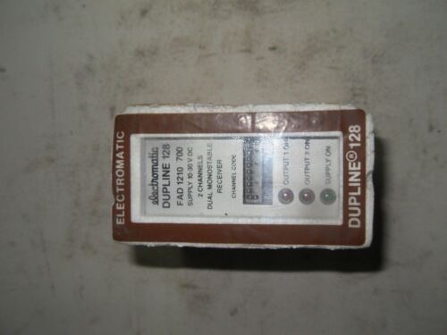 1 ELECTROMATIC DUPLINE 128 FAD 1210 700 DUAL MONOSTABLE RECEIVER