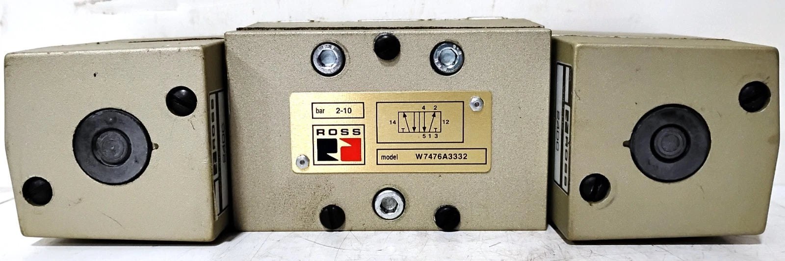 Ross W7476A3332 24 V DC 2-10 Bar 5/2 Solenoid Valve