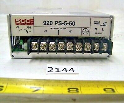 Static Control Systems PLC Module Power Supply 920 PS-5-50