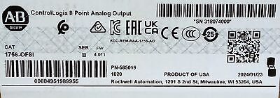 Allen-Bradley 1756-OF8I ControlLogix Ser B FW 4.011 Analog PLC Output Module