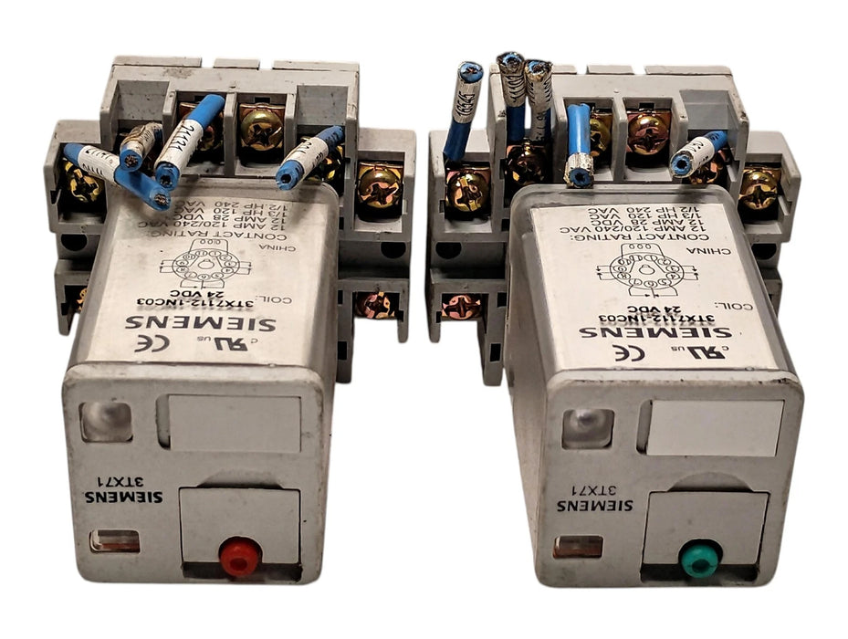 Siemens 3TX7112-1NC03 24 V DC 10 A Miniature Ice Cube Relay