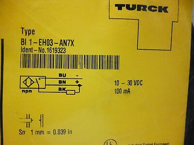Turck BI1-EH03-AN7X Inductive Proximity Sensor