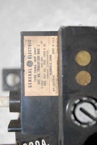 GE TKMA3T1000 TRIP UNIT ONLY