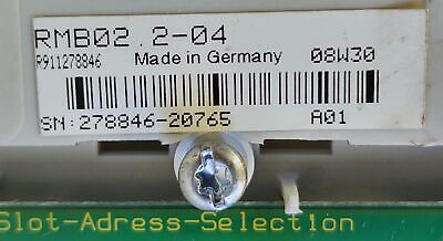 Bosch Rexroth RMB02.2-04 4 Slot PLC Base