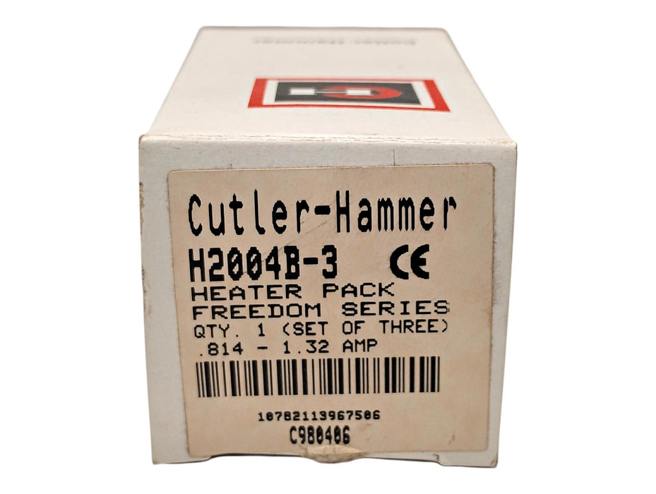 Cutler-Hammer H2004B-3 0.814-1.32 A Heater Pack for Overload Relay