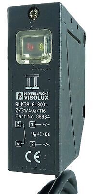 Pepperl RLK39-8-800-Z/31/40A/116 88834 12-240 V Photoelectric Proximity Sensor
