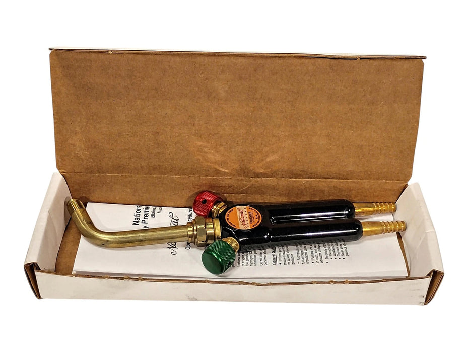 Premier Industries 3A-B Air/Gas Premix Blowpipe Hand Torch w/ Barbed Fittings