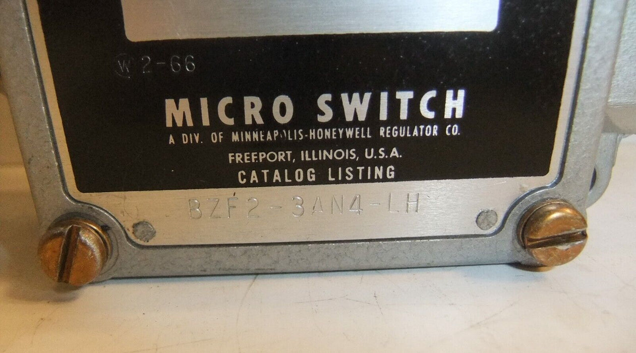 Microswitch Limit Switch Palm Operator BZF2-3AN4 -LH