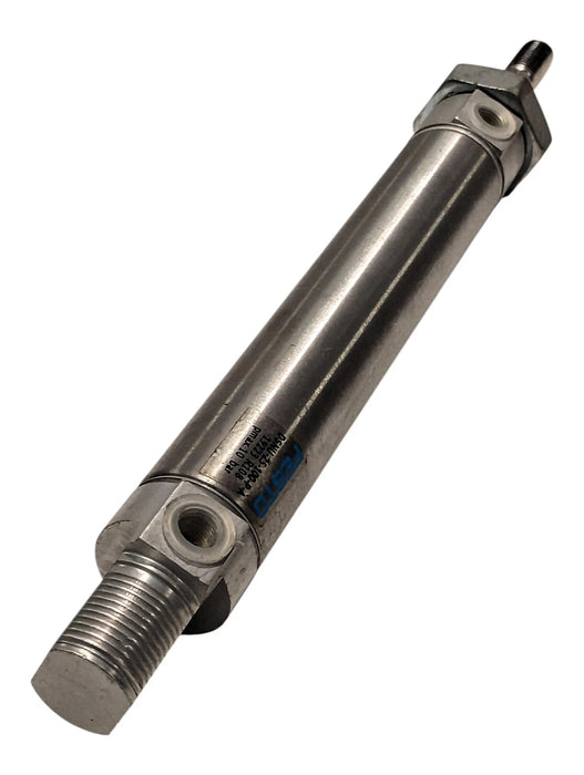 Festo DSNU-25-100-P-A 10 bar Pneumatic Cylinder w/ M10x1.25 Threaded Rod