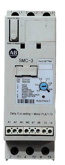 Allen-Bradley 150-C16NCR SMC-3 Ser B 200-600 V 5.3-16 A Solid State Soft Starter