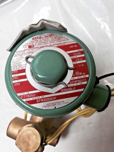 ASCO EF8300D61F 120V 60Hz Solenoid Valve
