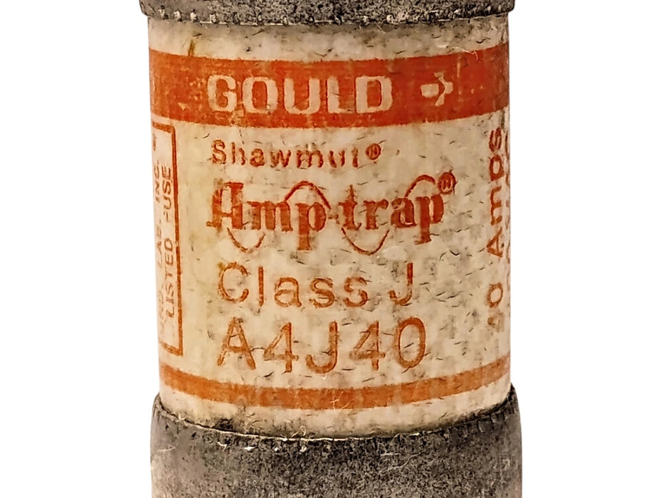 Gould Shawmut A4J40 600VAC/300VDC 40 A Current-Limiting Fast-Acting Fuses