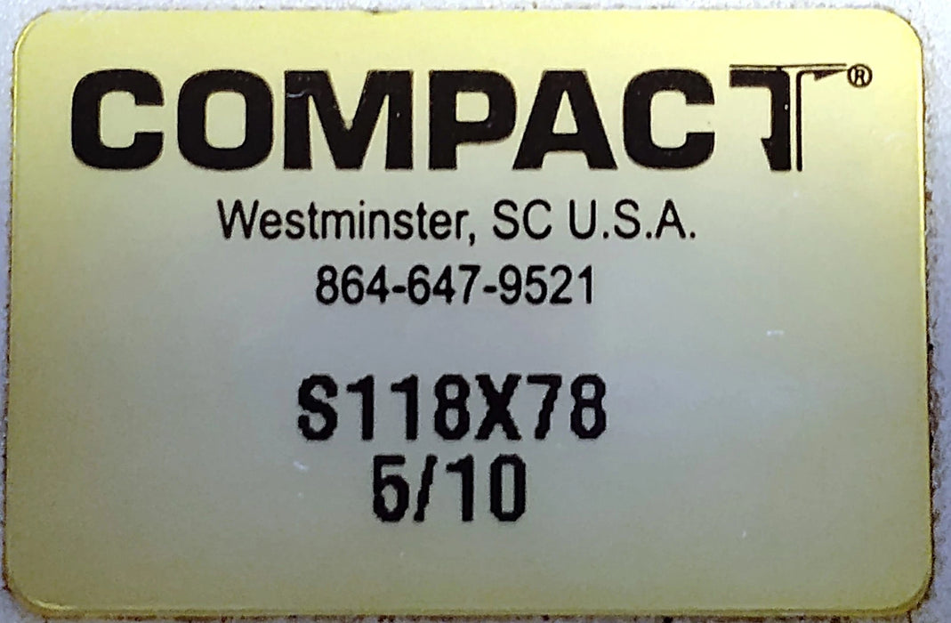 Compact S118X78 Pneumatic Parallel Gripper