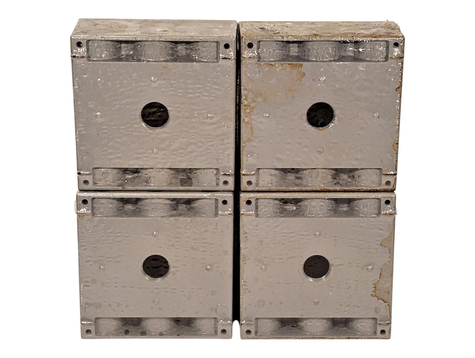 Pass Seymour WPB232 Aluminum Weatherproof Electrical Box w/ Three 1/2 in Holes