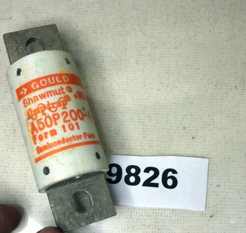 Gould Shawmut A50P200-4 Fuse 200A 500V Very Fast