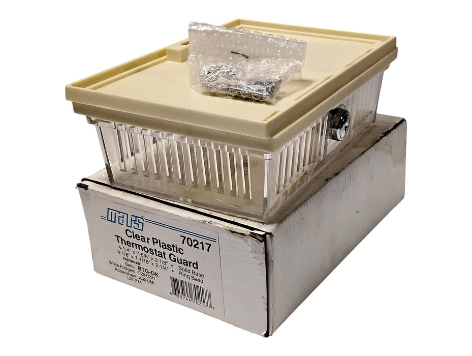 Mars 70217 BTG-DK F29-0231 Lockable Clear Thermostat Guard w/ Keys