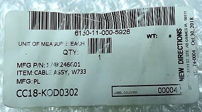 Turck 174K246G01 CC18-KOD0302 U2-14312 3 Pin PLC Cable