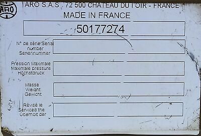 Ingersoll Rand 50177274 Push-Pull Air Valve