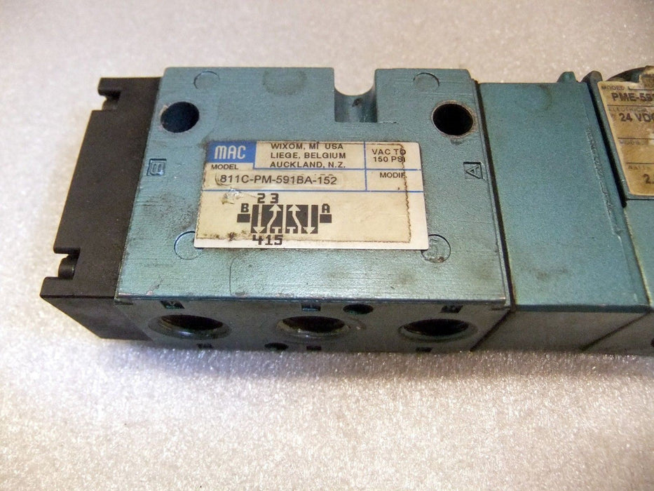 MAC Valves PME591AAAA Solenoid Valve 811C-PM-591BA-152