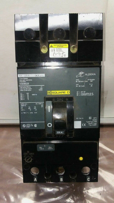 Square D I-Line 225 Amp Circuit Breaker 600 V KAB362251021