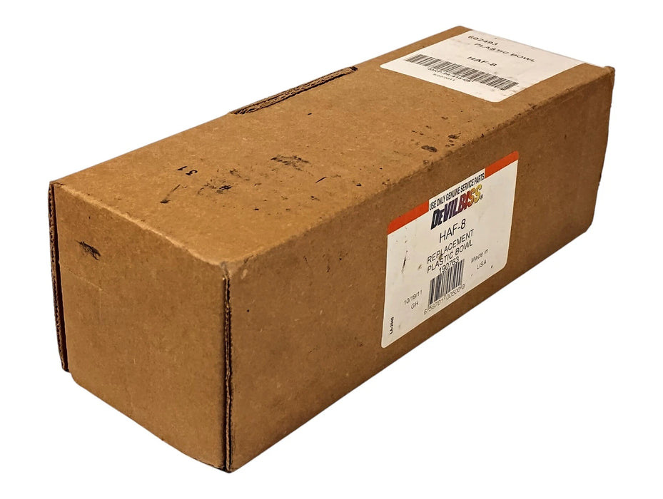 DeVilbiss HAF-8 190763 Replacement Plastic Bowl for Compressed Air Filters