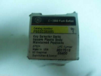 GE GE P9SSCD0A95 Key Selector Switch