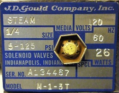 Gould M-1-3T-1/2-120VAC Solenoid Valve