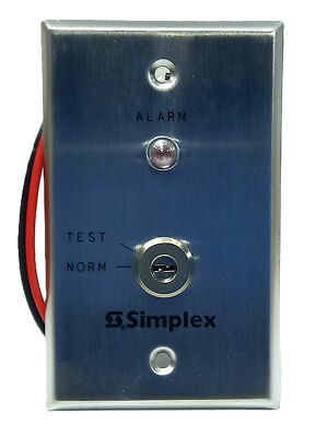 SIMPLEX 2098-9806 621151 Keyed Switch Remote Test Station for Fire Alarm