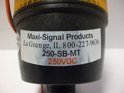 MAXI Signal 250-SB-MT Amber Beacon Light