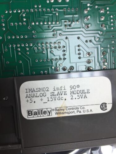 Bailey Imasm-02 Analog Module W/Manual