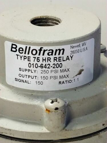 Marsh / Bellofram 010-642-200 Pneumatic Relay