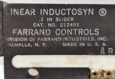 Farrand Controls 212491 Linear Inductosyn