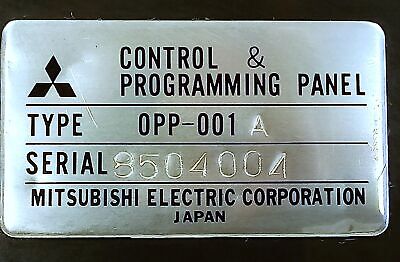 Mitsubishi 0PP-001A CNC MELDAS Operator Interface Control Panel