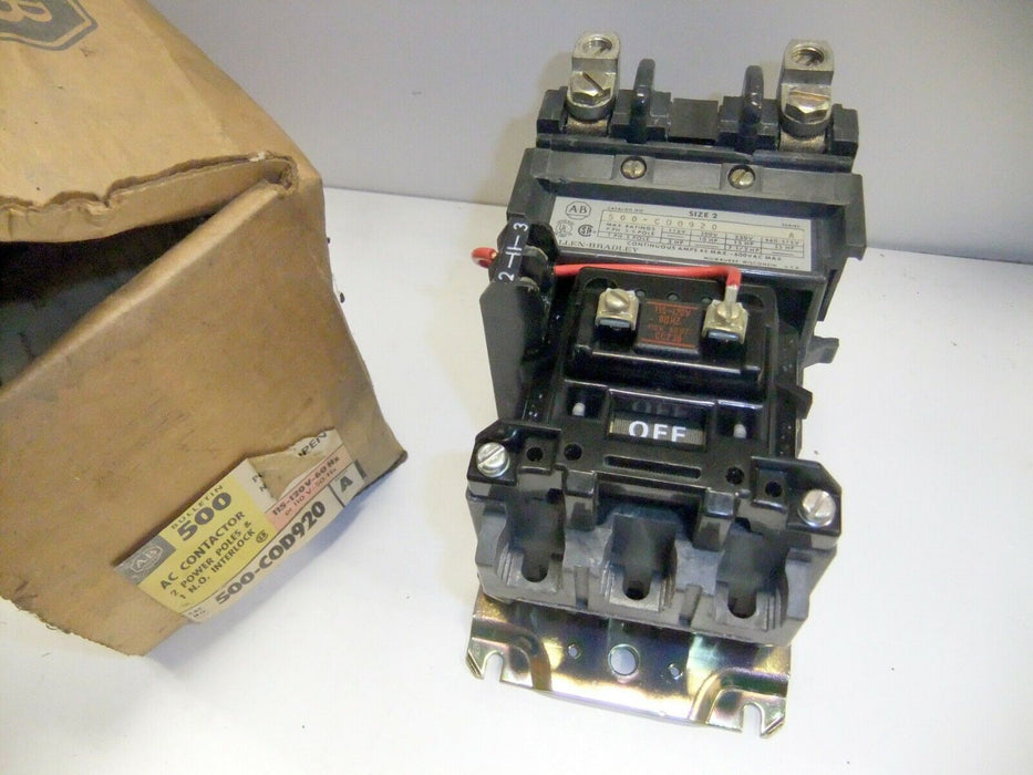 Allen-Bradley AC Contactor 500-COD920