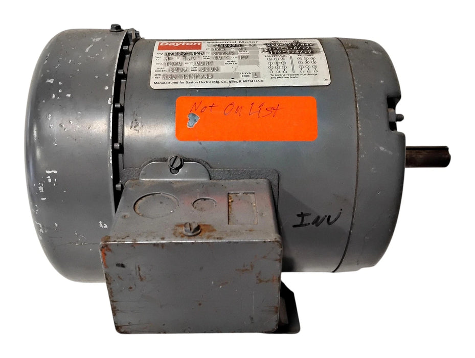 Dayton 2N863M 208-220/440 V 1/4 HP 1725/1425 RPM 3 PH NEMA 56 Motor