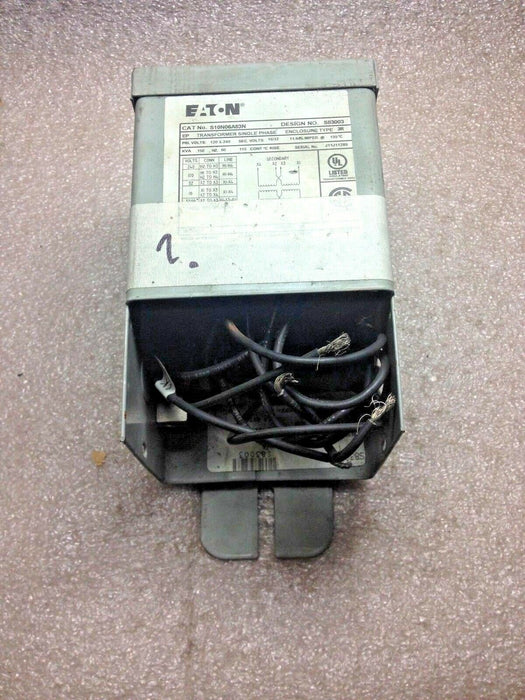Eaton Cutler-Hammer S10N06A83N Single Phase Transformer