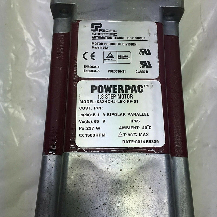 Pacific Scientific K32HCHJ-LEK-PF-01 Powerpac Motor