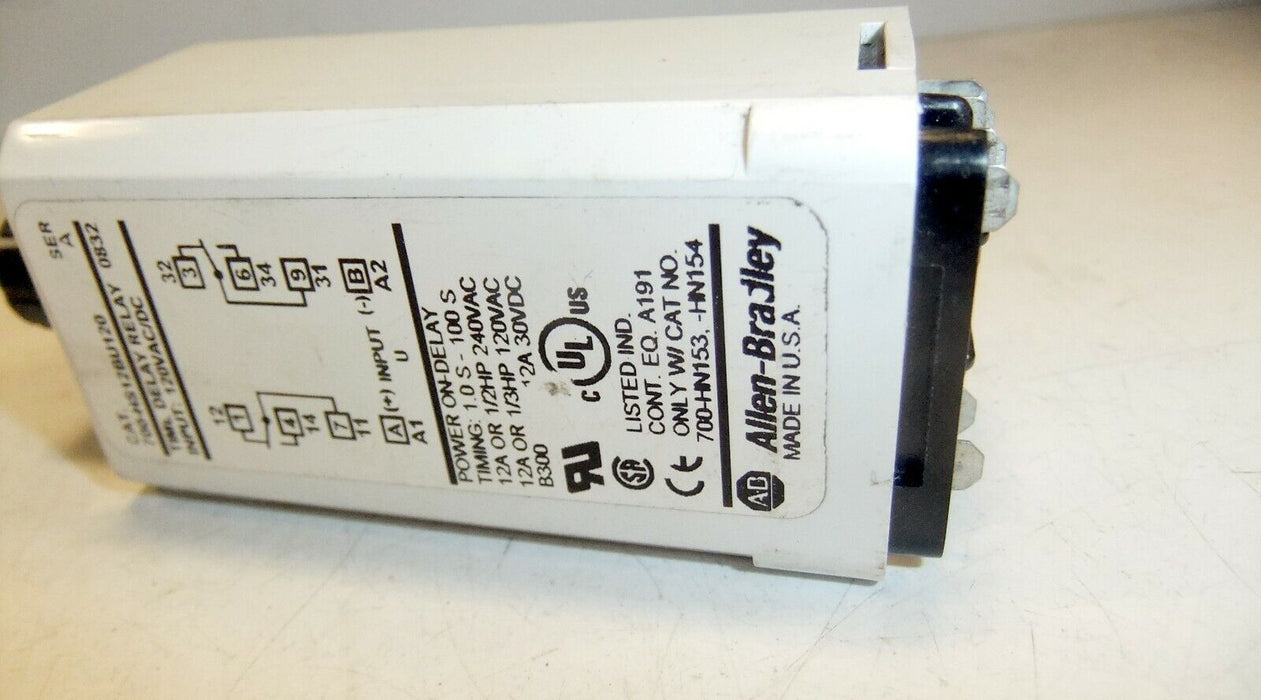 Allen-Bradley Time Delay Relay 700-HS12BU120