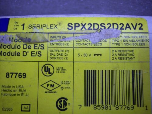 Square D SPX2DS2DAV2 Module Seriplex I/O