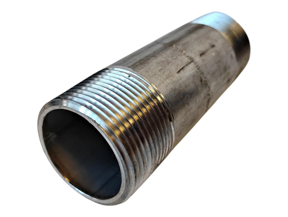 Merit Brass 6020-450 1-1/4" x 4-1/2" L MNPT Sch 40 316 SS Pipe Nipple
