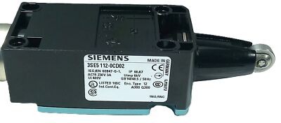 Siemens 3SE5112-0CD02 230 V AC 3 A Roller Plunger Limit Switch