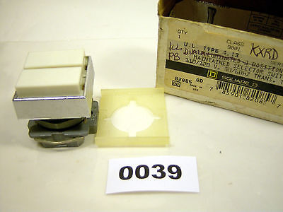 Square D Dual Push Button White 9001KXRD