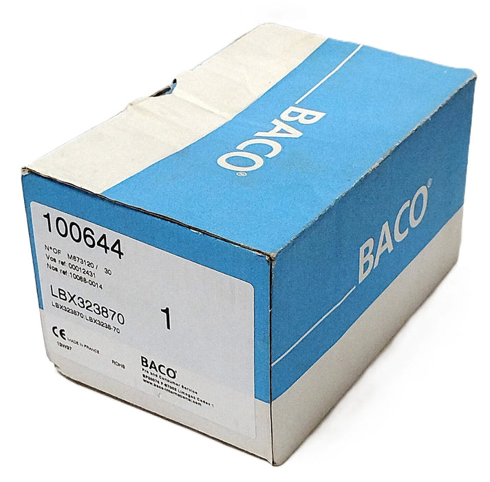 BACO LBX323870 600 V AC/DC 2 Pushbutton Station w/ Red Indicating Light